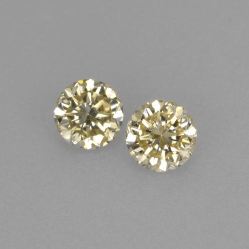 0,27 ct natürliche goldener Diamant-Edelsteine, Rundschliff, VVS-VS