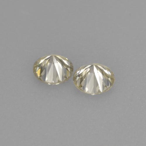 0,27 ct natürliche goldener Diamant-Edelsteine, Rundschliff, VVS-VS