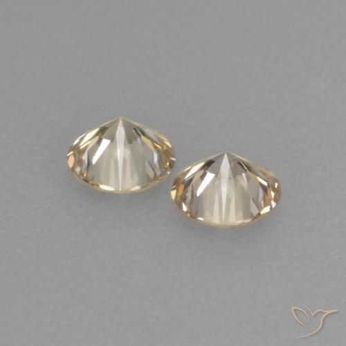0.22 ct natürliche gold-braun Diamant-Edelsteine, Runden, VVS-VS