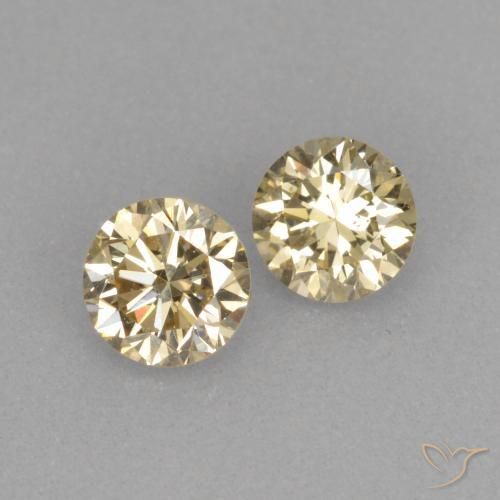 0.46 ct natürliche Cognac Diamant-Edelsteine, Runden, VS