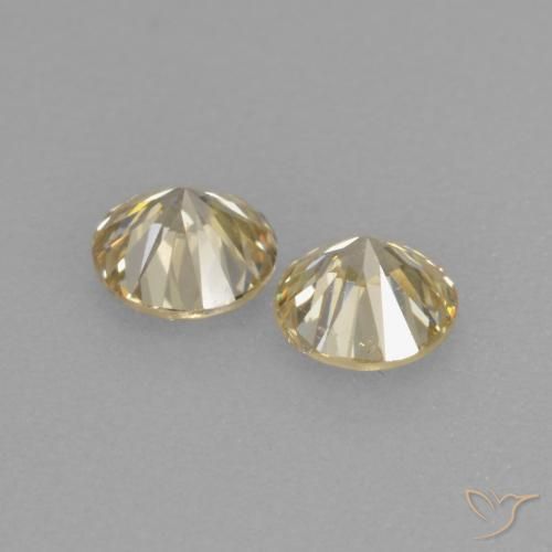 0.46 ct natürliche Cognac Diamant-Edelsteine, Runden, VS