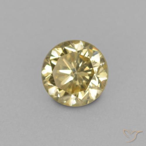 9,17 ctw natürlicher Champagner Diamant, Runden, VVS-VS