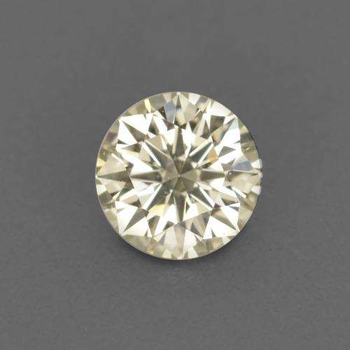 0,13 ctw natürlicher goldener Diamant, Rundschliff, VVS-VS