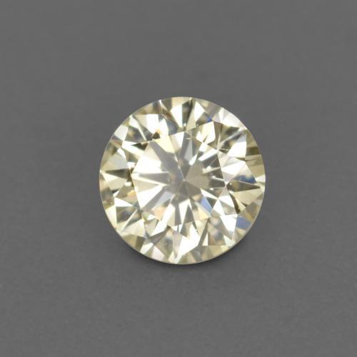 0,13 ctw natürlicher goldener Diamant, Rundschliff, VVS-VS
