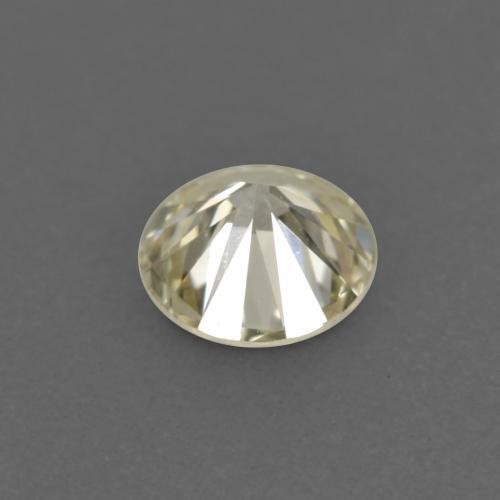 0,13 ctw natürlicher goldener Diamant, Rundschliff, VVS-VS