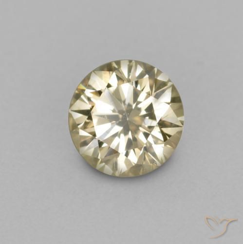 9,17 ctw natürlicher champagnerfarbend Diamant, Runden, VVS-VS