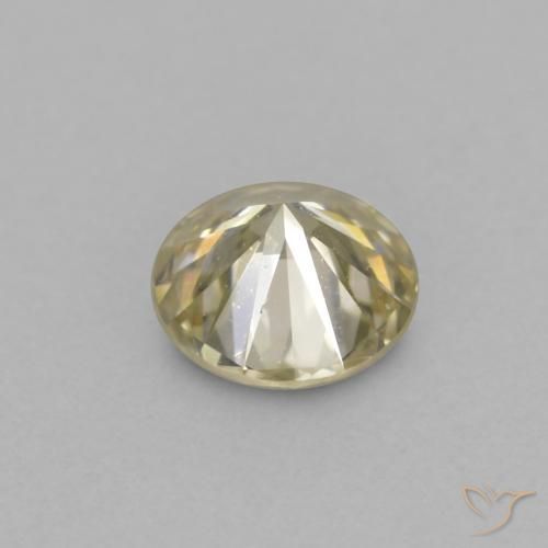 9,17 ctw natürlicher champagnerfarbend Diamant, Runden, VVS-VS