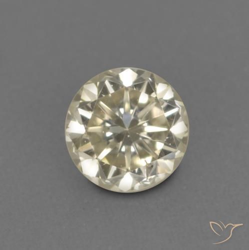 0.14ct Natürlicher champagnerfarbend Diamant, Runden, VVS-VS
