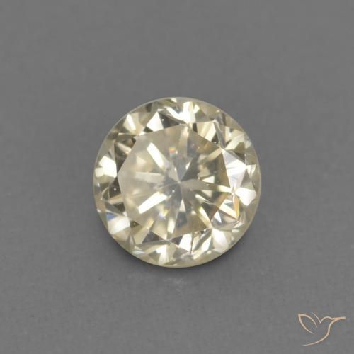 9,17 ctw natürlicher champagnerfarbend Diamant, Runden, VVS-VS