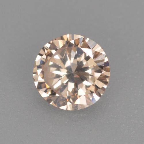 0,20 ctw natürlicher goldener Diamant, Rundschliff, VS-SI