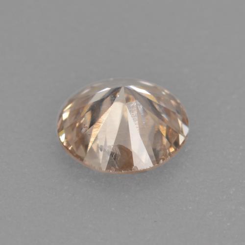 0,20 ctw natürlicher goldener Diamant, Rundschliff, VS-SI