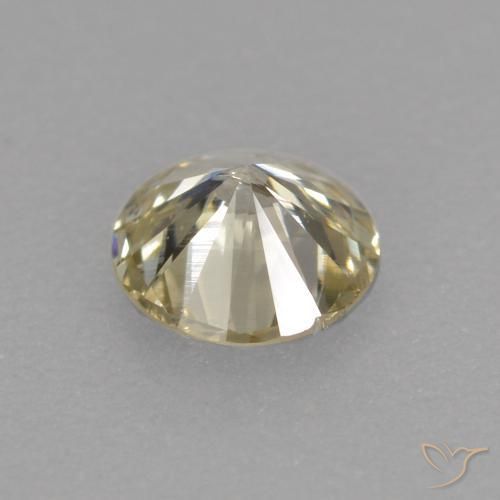 9,17 ctw natürlicher champagnerfarbend Diamant, Runden, VS-SI