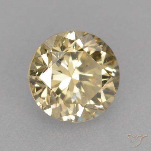 9,17 ctw natürlicher champagnerfarbend Diamant, Runden, VS-SI