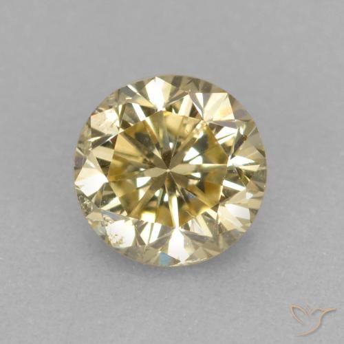 0.26ct Natürlicher champagnerfarbend Diamant, Runden, VS