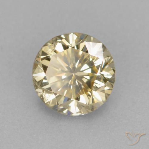9,17 ctw natürlicher champagnerfarbend Diamant, Runden, VS