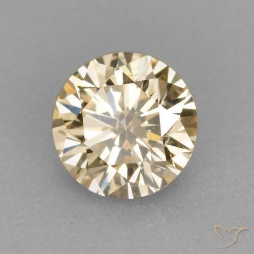 9,17 ctw natürlicher Cognac Diamant, Runden, VS