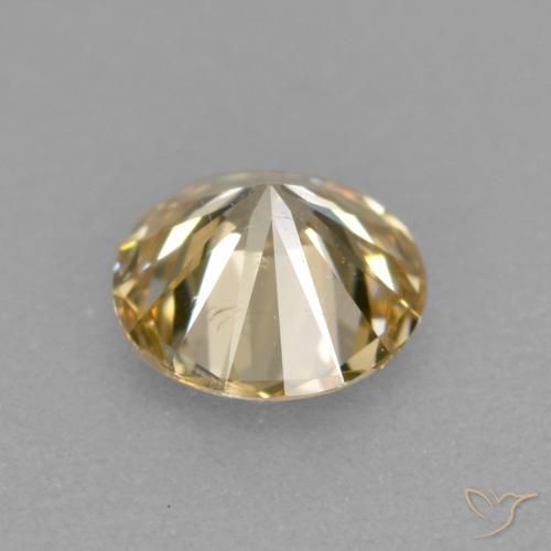 9,17 ctw natürlicher Cognac Diamant, Runden, VS
