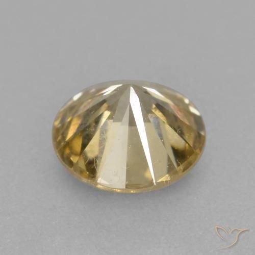 9,17 ctw natürlicher Champagner Diamant, Runden, VS