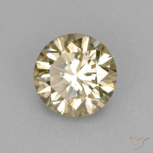 9,17 ctw natürlicher champagnerfarbend Diamant, Runden, VS