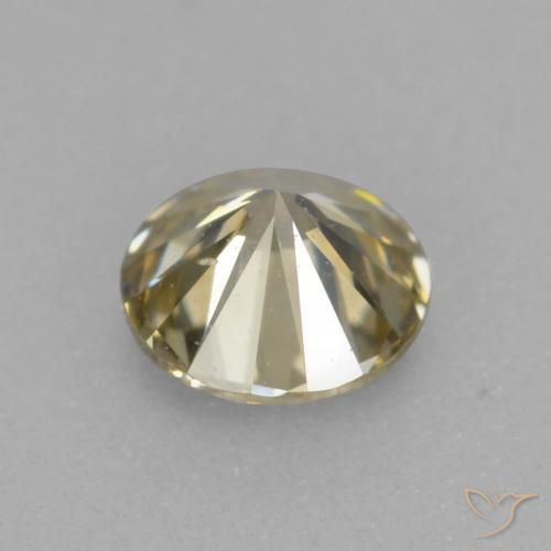 9,17 ctw natürlicher champagnerfarbend Diamant, Runden, VS