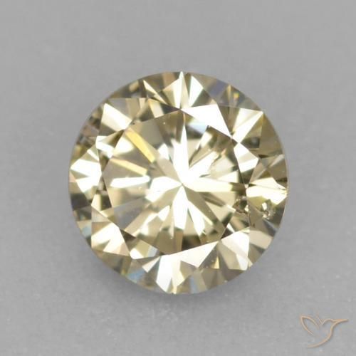 9,17 ctw natürlicher champagnerfarbend Diamant, Runden, VS
