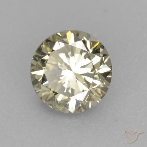 9,17 ctw natürlicher Medium Light-Yellow Diamant, Runden, VS