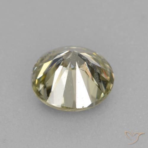 9,17 ctw natürlicher Medium Light-Yellow Diamant, Runden, VS