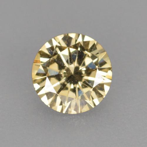 0,21 ctw natürlicher brauner Diamant, Rundschliff, VVS-VS