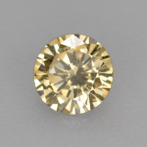 0,21 ctw natürlicher brauner Diamant, Rundschliff, VVS-VS