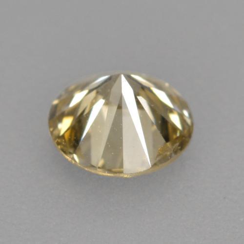 0,30 ctw natürlicher brauner Diamant, Rundschliff, VVS-VS