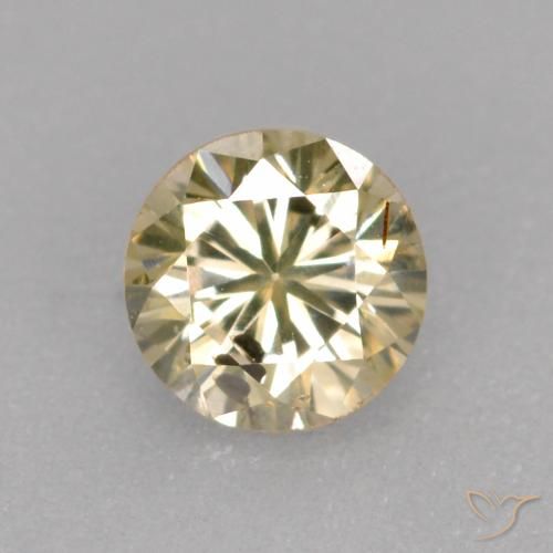0.23ct Natürlicher champagnerfarbend Diamant, Runden, VS
