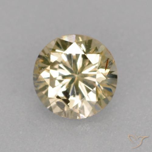 9,17 ctw natürlicher champagnerfarbend Diamant, Runden, VS