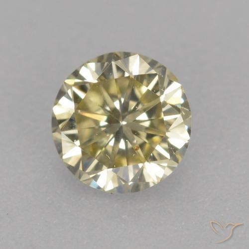 0.25ct Natürlicher Cognac Diamant, Runden, VS