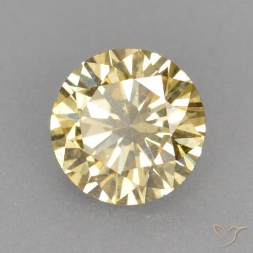 9,17 ctw natürlicher Champagner Diamant, Runden, VS