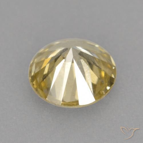 9,17 ctw natürlicher Champagner Diamant, Runden, VS