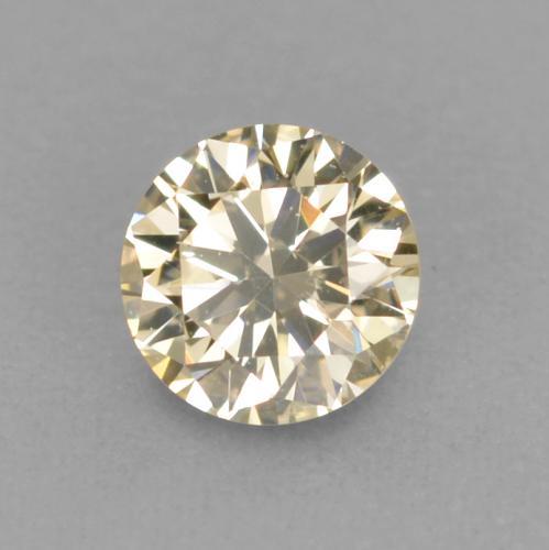 0,11 ctw natürlicher goldener Diamant, Rundschliff, VVS-VS