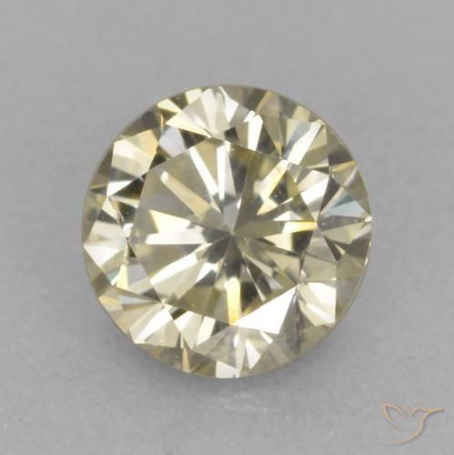 9,17 ctw natürlicher champagnerfarbend Diamant, Runden, VVS-VS