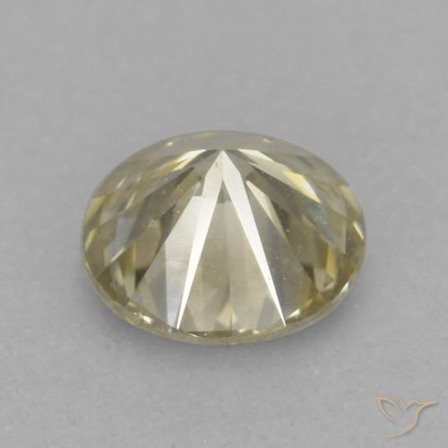 9,17 ctw natürlicher champagnerfarbend Diamant, Runden, VVS-VS