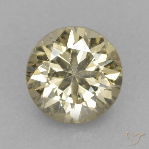 0.20ct Natürlicher Cognac Diamant, Runden, VVS-VS