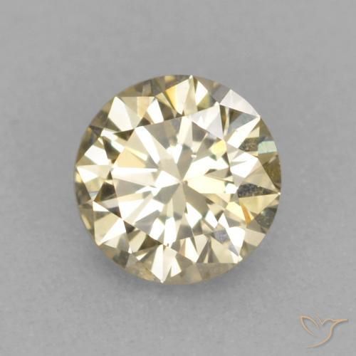 9,17 ctw natürlicher Cognac Diamant, Runden, VVS-VS
