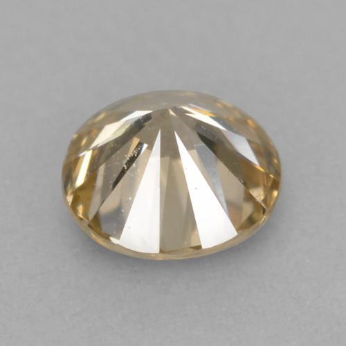 0,21 ctw natürlicher brauner Diamant, Rundschliff, VVS-VS