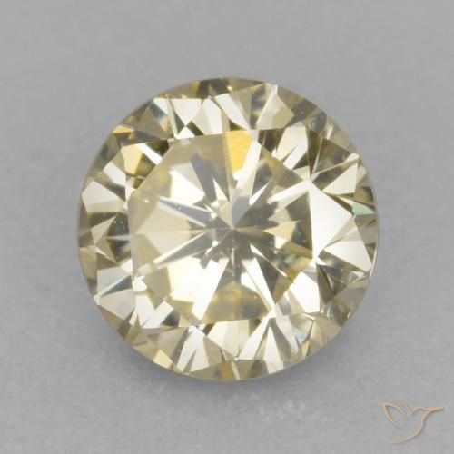 9,17 ctw natürlicher Mittel braun Diamant, Runden, VVS-VS
