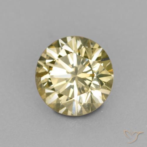 9,17 ctw natürlicher champagnerfarbend Diamant, Runden, VS-SI