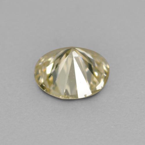 0,16 ctw natürlicher goldener Diamant, Rundschliff, VS
