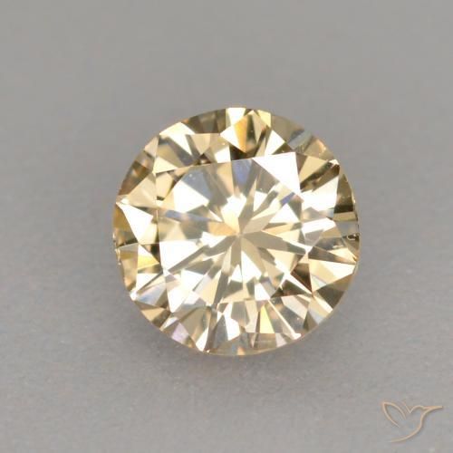 9,17 ctw natürlicher Sehr helles Goldbraun Diamant, Runden, VS-SI