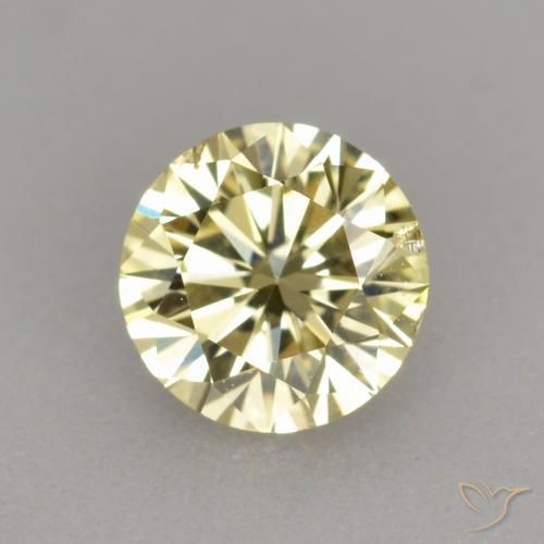0.33ct Natürlicher gold-braun Diamant, Runden, SI