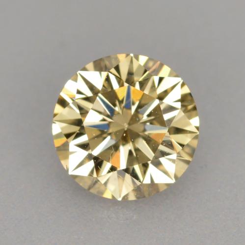 0,40 ctw natürlicher brauner Diamant, Rundschliff, VVS-VS