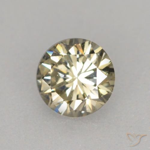 0.23ct Natürlicher Cognac Diamant, Runden, VVS-VS