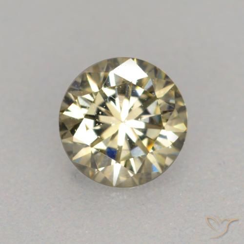 9,17 ctw natürlicher Cognac Diamant, Runden, VVS-VS