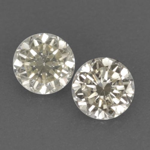 0,24 ct natürliche weißer Diamant-Edelsteine, Rundschliff, VVS-VS